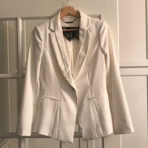 White House Black Market White Blazer